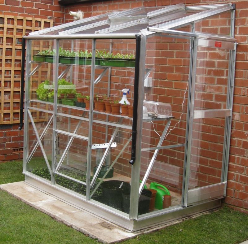 4x4 Elite Windsor Lean To South West Greenhouses