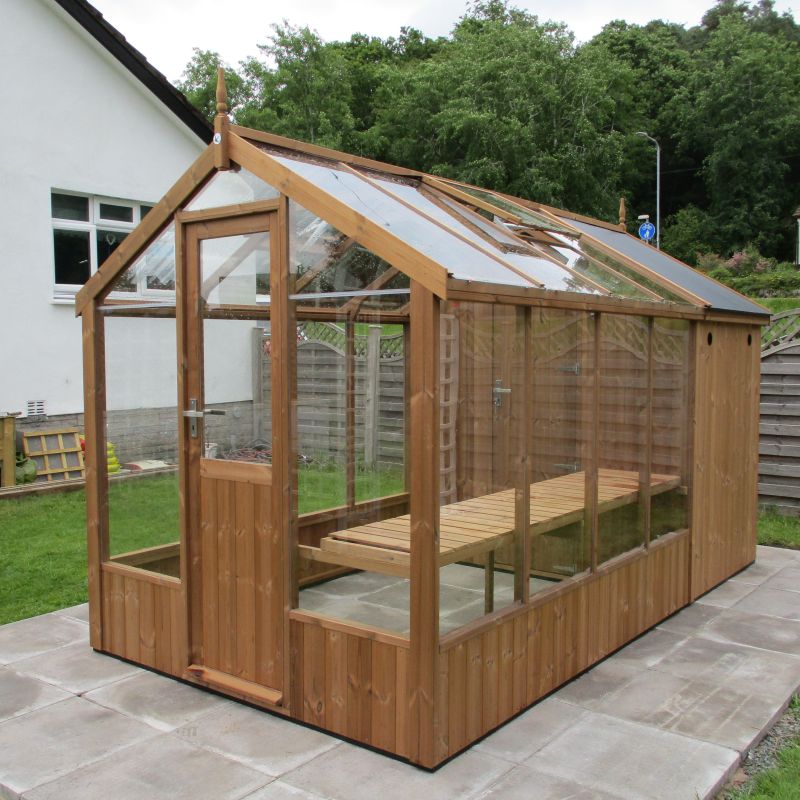 Swallow 6x8 combination shed