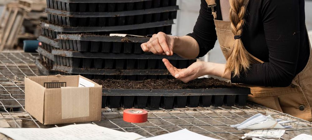 commercial potting bench