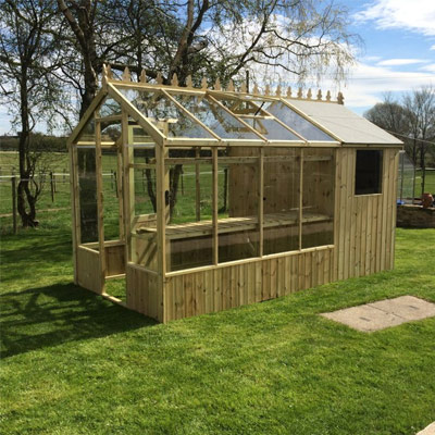 Greenhouse Shed Combos For Sale Online Uk Free Delivery