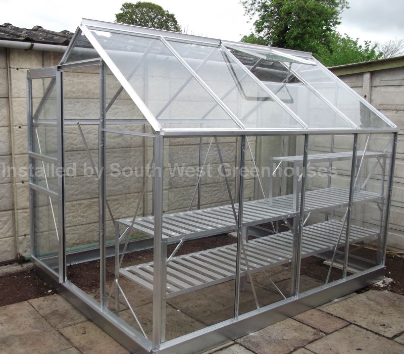 6x8 halls silver popular greenhouse