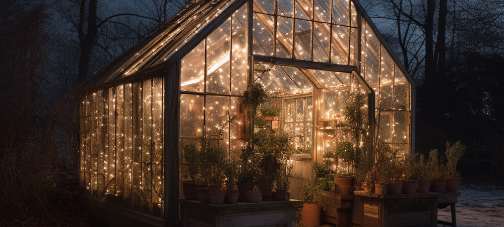 Greenhouse Lighting Ideas