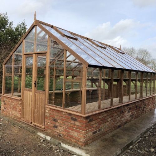Swallow 13'-1 x 31'-6 Falcon Wooden Greenhouse