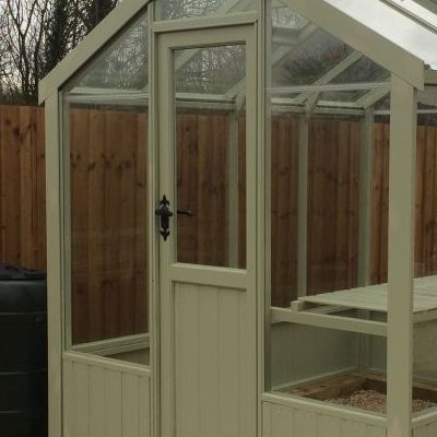 Clearview Wiltshire Dwarf Wall 6x10 Wooden Greenhouse For Sale