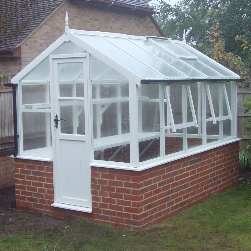 6x14 Dwarf Wall Swallow Kingfisher Wooden Greenhouse