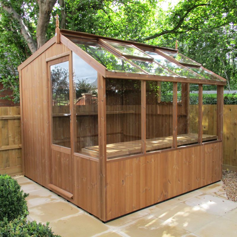 Swallow 8'-9 x 6'-4 Rook Potting Shed