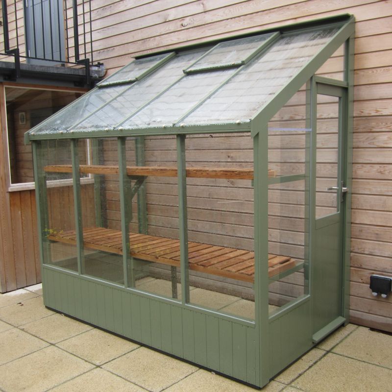 Swallow 4'-6 x 6'-4 Finch Lean To Greenhouse